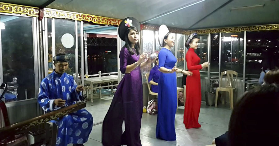 Hue Royal Music on the Perfume River | Night Dragon Boat Show